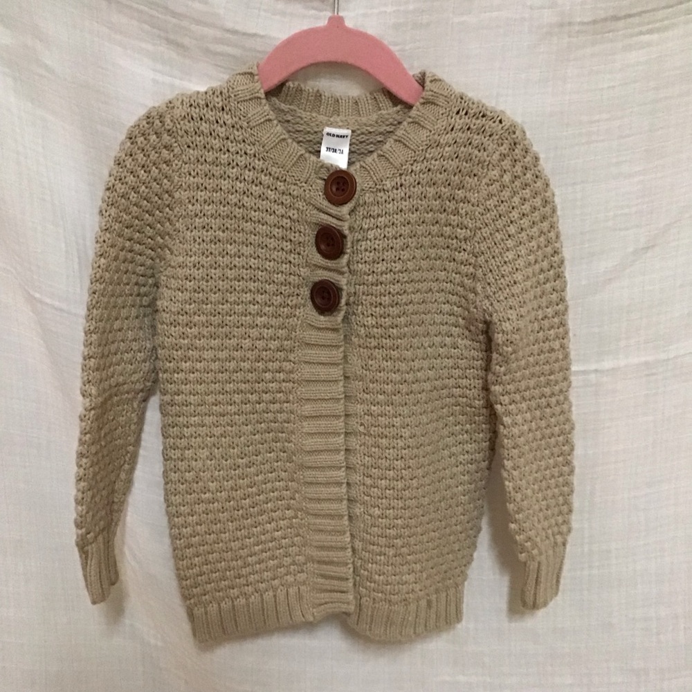 Old Navy Knitted Sweater, Toddler Girls, Size 3T